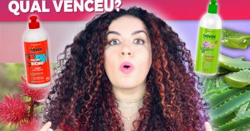 Novex Super Babosão ou Novex Doctor Rícino: qual o melhor finalizador para meu cabelo cacheado?